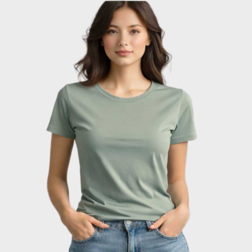 Cotton-jersey-sage-green-top-pose_4