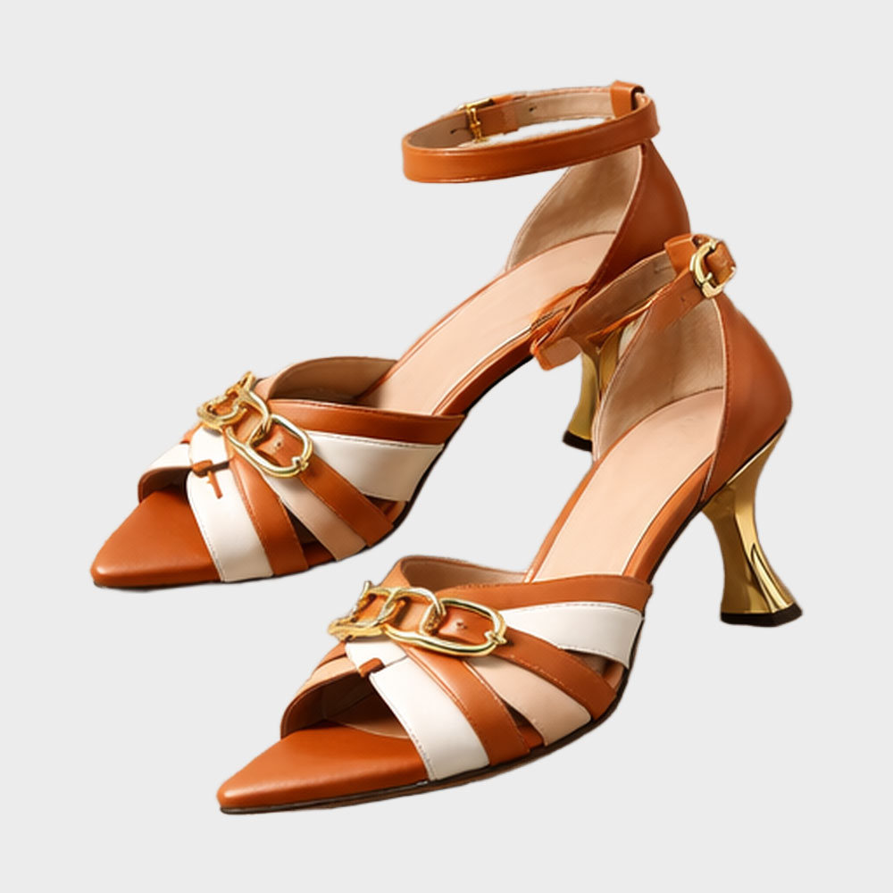 Elegant heeled sandals - Image 3