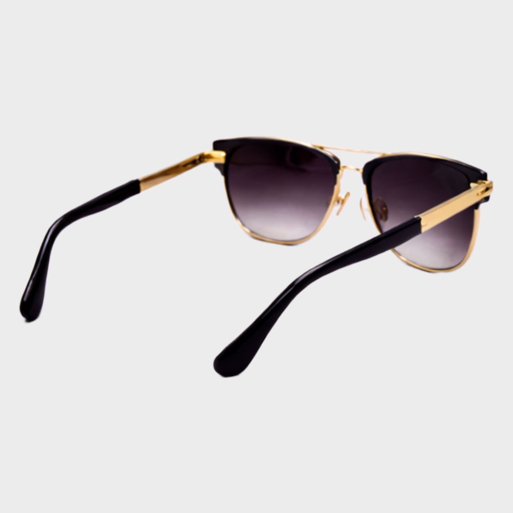 Luxurious black and gold sunglasses - Image 3