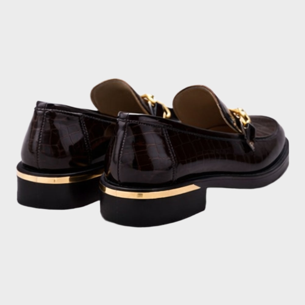 Crocodile-embossed loafers - Image 3